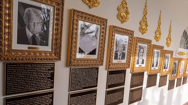 The Presidential Walk of Fame