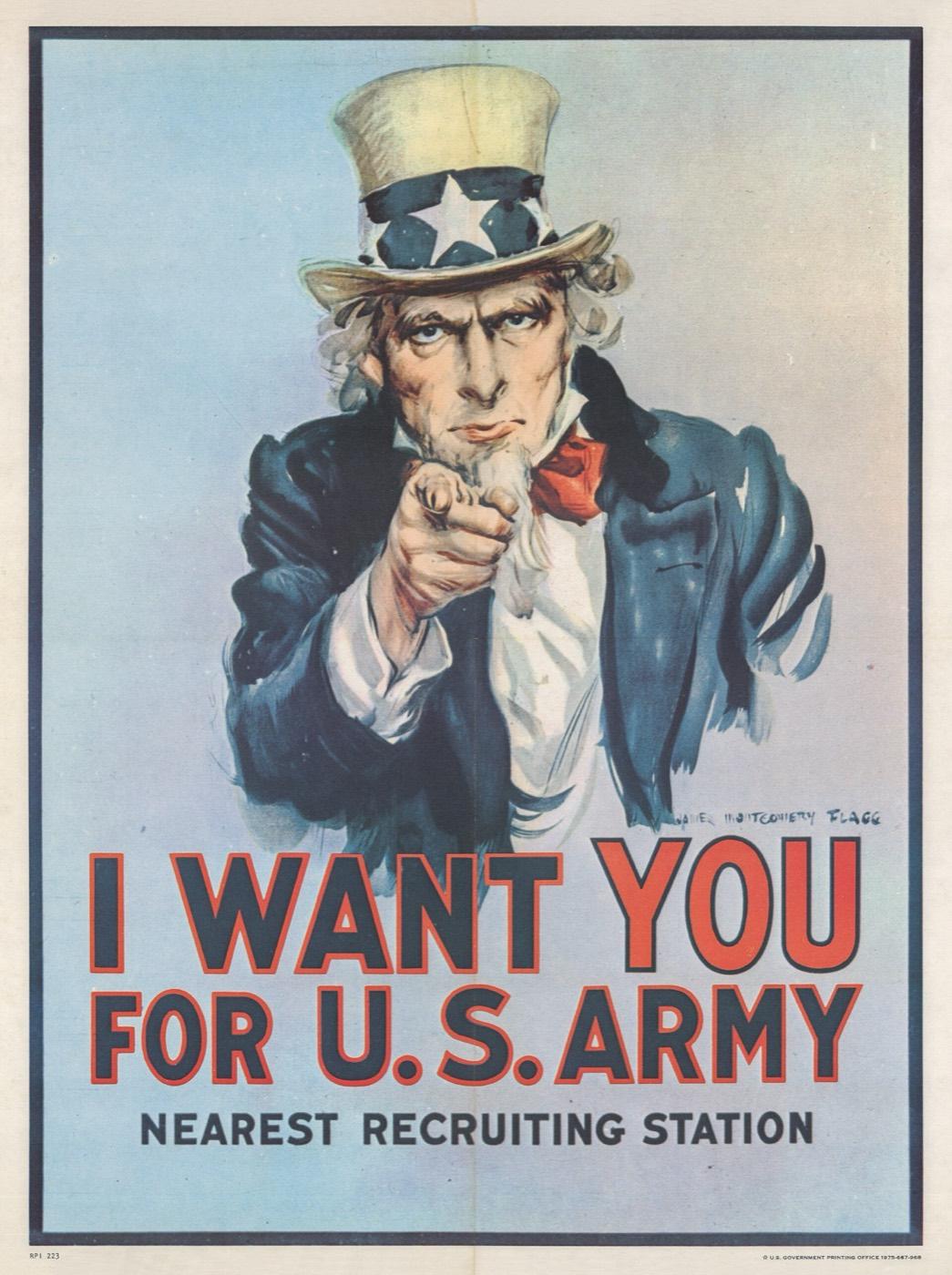 Uncle Sam I Want You poster