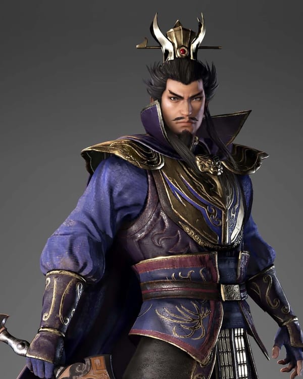 Cao Cao as rendered in Dynasty Warriors 9